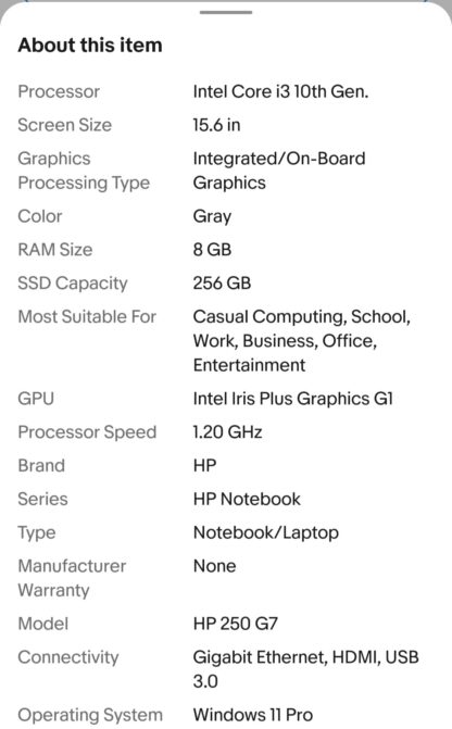 HP 250 G7 i3 10th Gen - Image 11