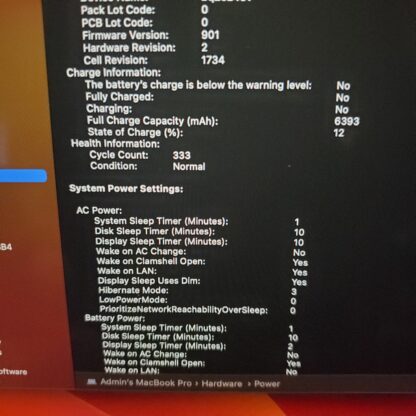 Macbook Pro 2019 i9 15inch - Image 10