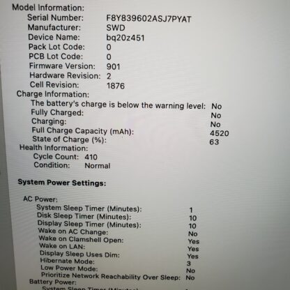 Macbook Pro 2018 256GB 8GB i5 13inch - Image 8
