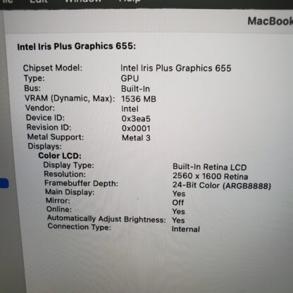 Macbook Pro 2018 256GB 8GB i5 13inch - Image 9