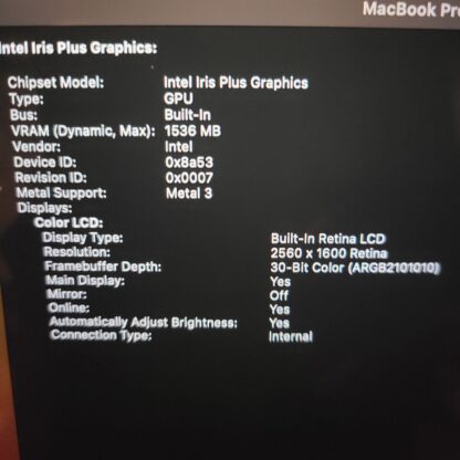 Mackbook Pro 2020 i7 512GB 16GB - Image 8